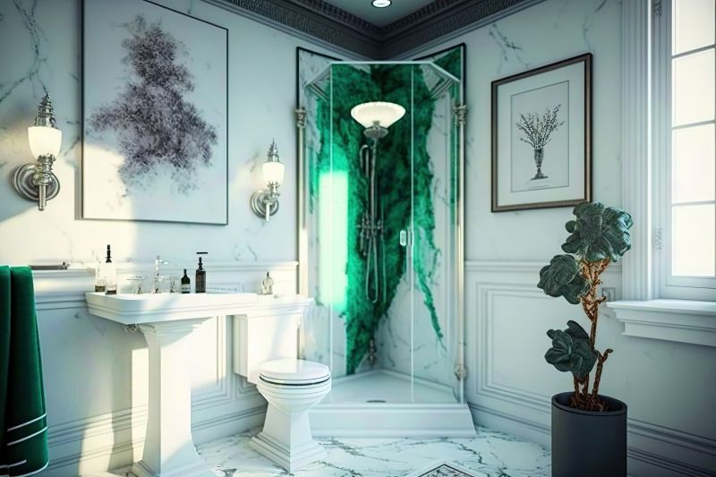 Traditional Pedestal Sink Setup